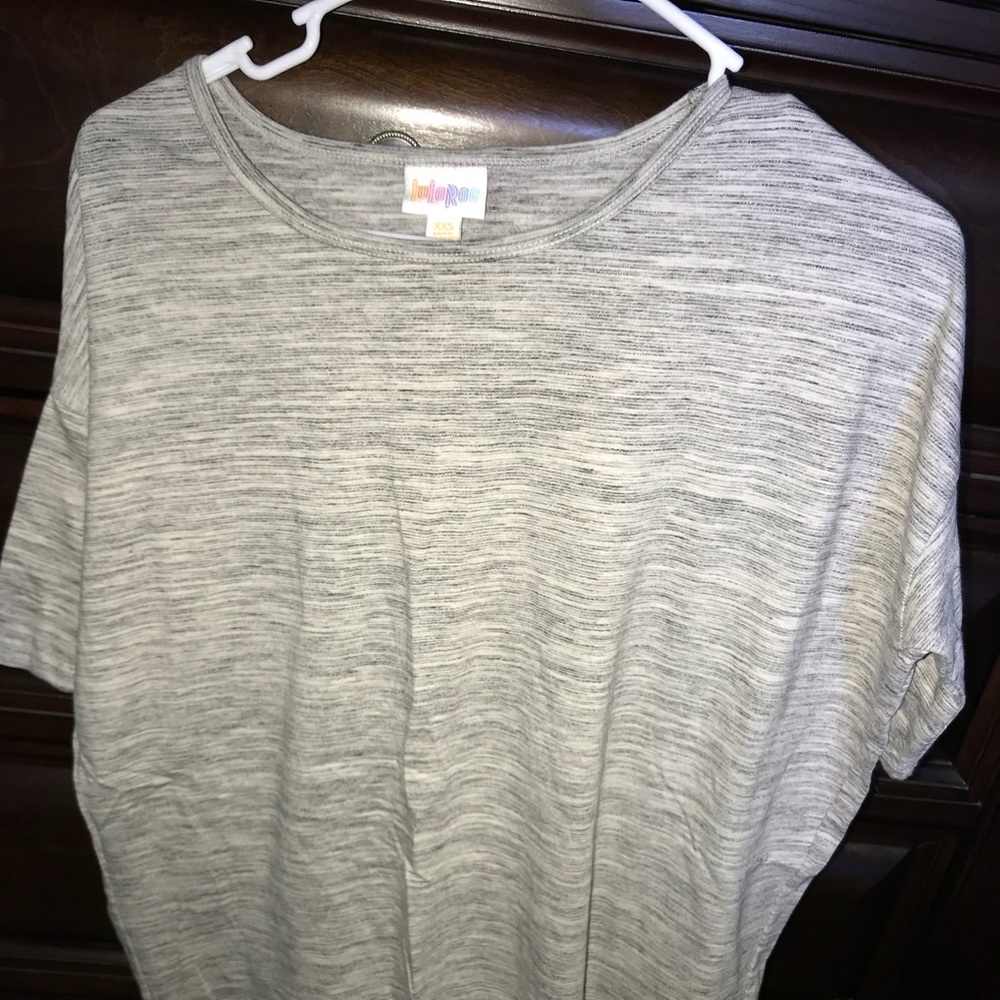 Women's LuLaRoe XXS Irma Gray/Black heather